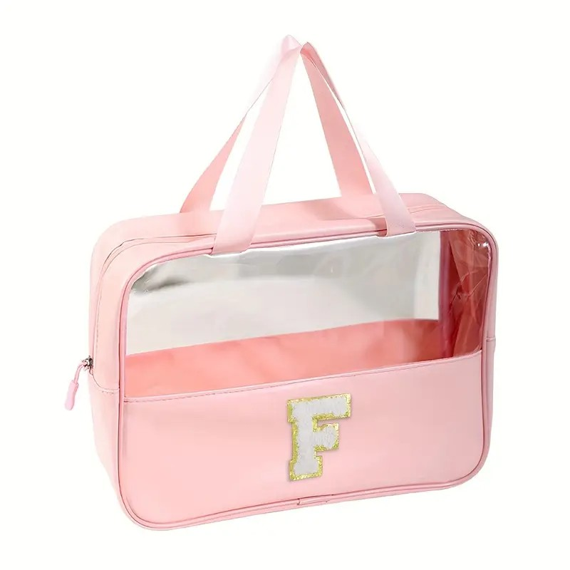 Bolso Grande de Makeup Letra F