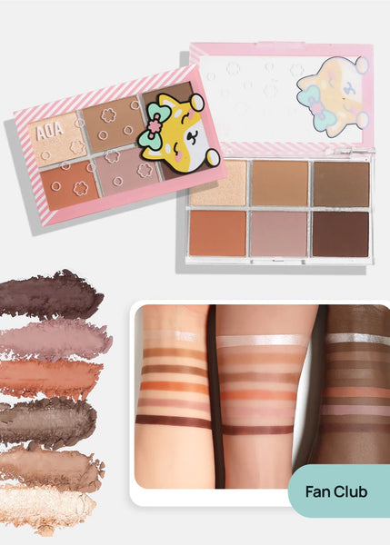 Yumi's Debut 6 Color Eyeshadow Palettes
