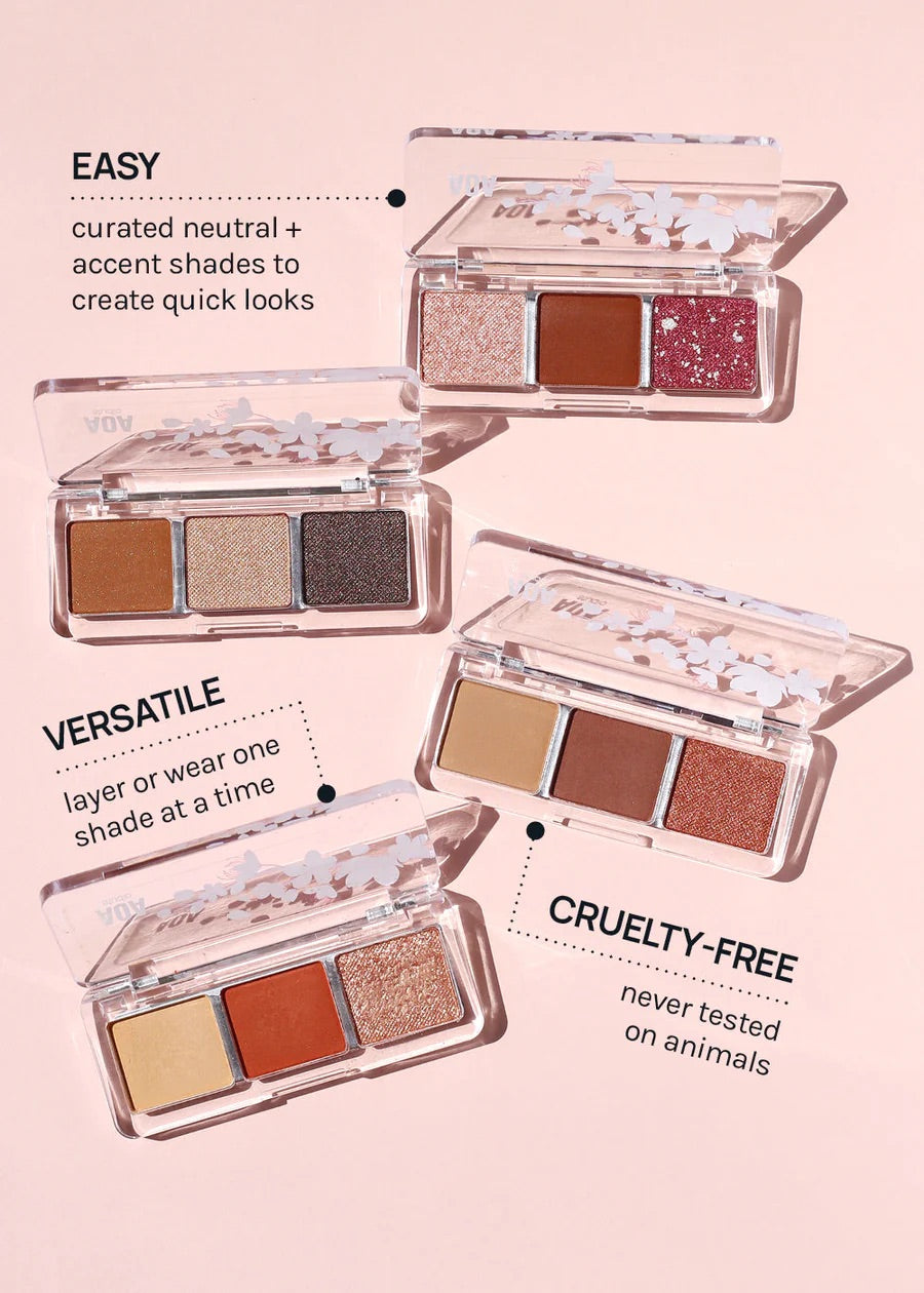 Cherry Blossom 3-Color Eyeshadow Palettes