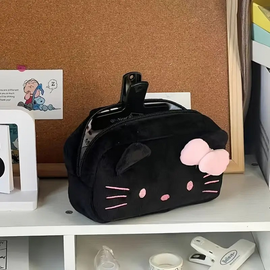 Make Up Bag Hello Kitty negro