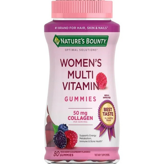 Vitaminas en gomitas multivitamínicas para mujeres